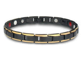 2019 Therapeutic Energy Healing Bracelet Stainless Steel Magnetic Therapy Bracelet Fashion Titanium Steel Men Bracelet Couple