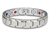 2019 Therapeutic Energy Healing Bracelet Stainless Steel Magnetic Therapy Bracelet Fashion Titanium Steel Men Bracelet Couple