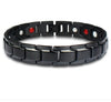 2019 Therapeutic Energy Healing Bracelet Stainless Steel Magnetic Therapy Bracelet Fashion Titanium Steel Men Bracelet Couple